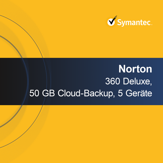 Norton 360 Deluxe, 50 GB varnostna kopija v oblaku, 5 naprav