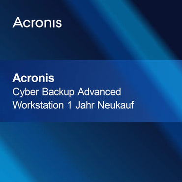 Acronis Cyber Backup Estação de Trabalho Avançada