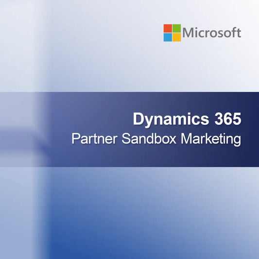 Marketing partnerské testovací prostředí Dynamics 365