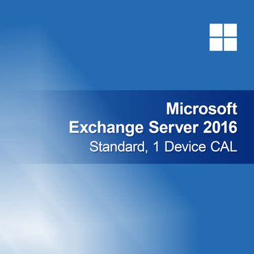 Microsoft Exchange Server 2016 Standard, 1 zařízení CAL