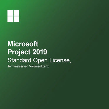 Microsoft Project 2019 Standard Açık Lisans, Terminal Sunucu, Toplu Lisans