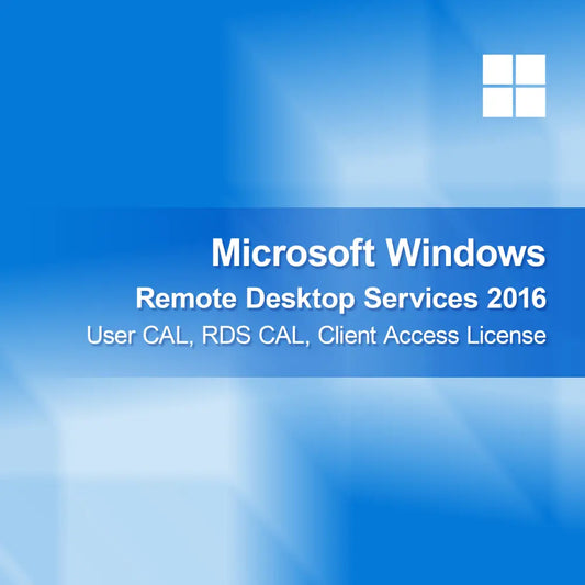 Microsoft Windows Remote Desktop Services 2016 felhasználói CAL, RDS CAL, kliens-hozzáférési licenc