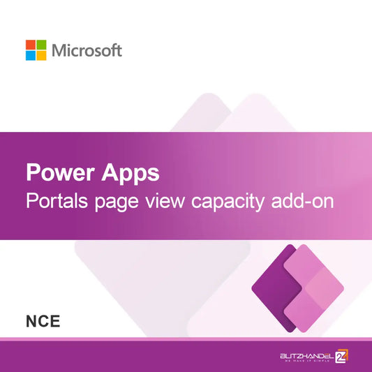 Power Apps Portals sayfa görüntüleme kapasitesi eklentisi (NCE)