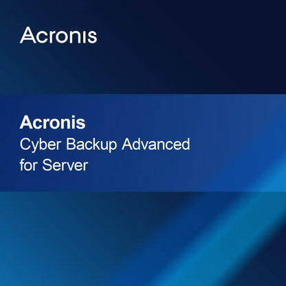 Acronis Cyber Backup Advanced pre server